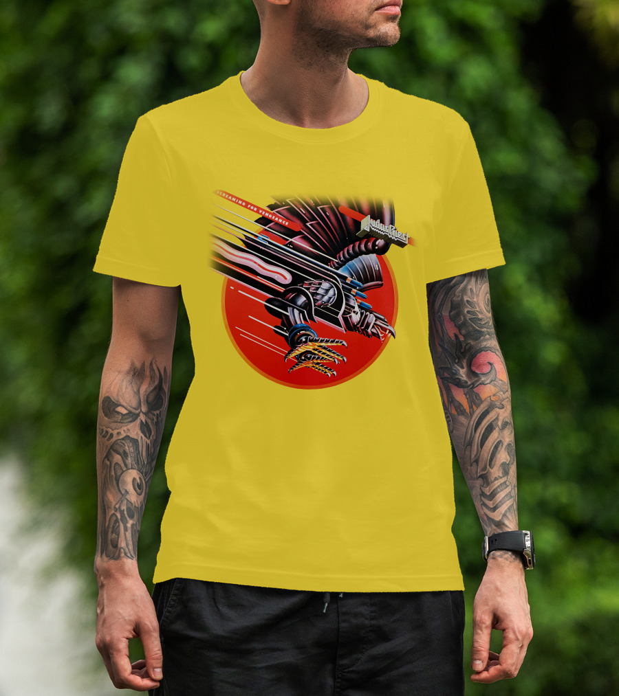 Judas Priest Screaming For Vengeance Album Cover Artwork T-Shirt