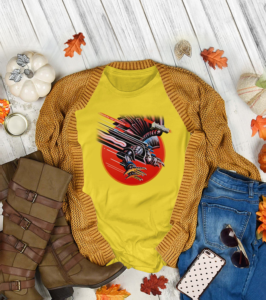 Judas Priest Screaming For Vengeance Album Cover Artwork T-Shirt