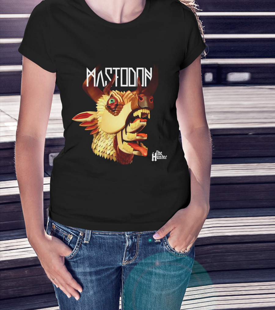Mastodon The Hunter 3D Animal Head T-Shirt