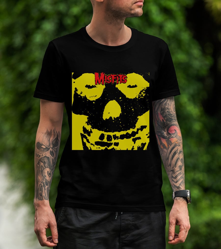 Misfits Yellow Skull T-Shirt