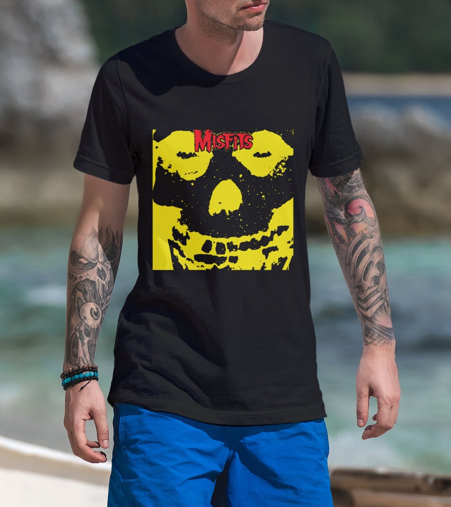 Misfits Yellow Skull T-Shirt