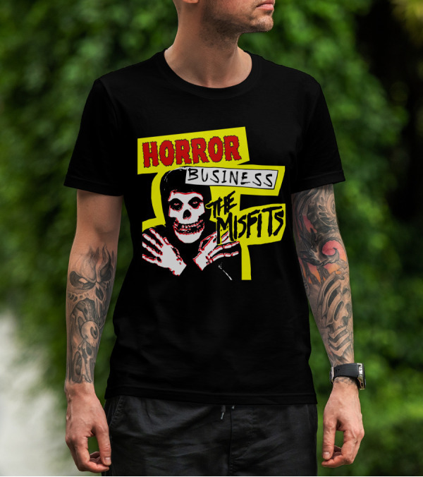 Horror Business The Misfits Skeleton Artwork T-Shirt
