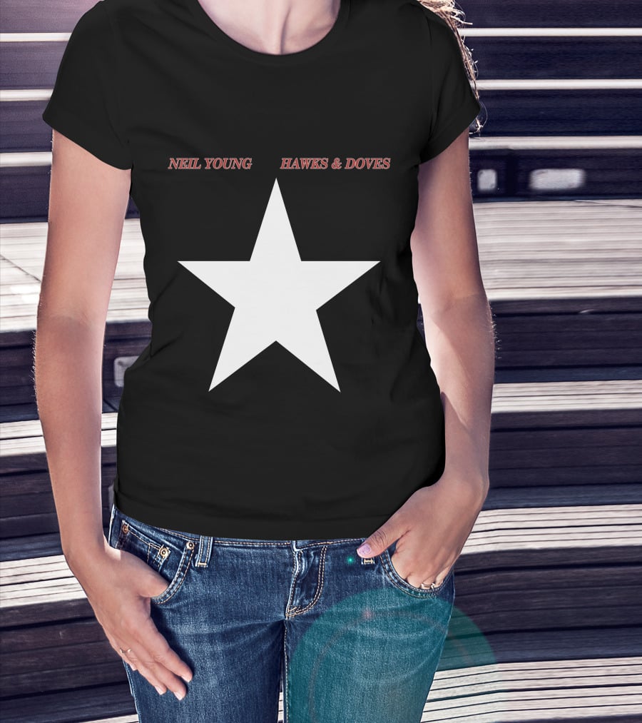 Neil Young Hawks & Doves Star T-Shirt