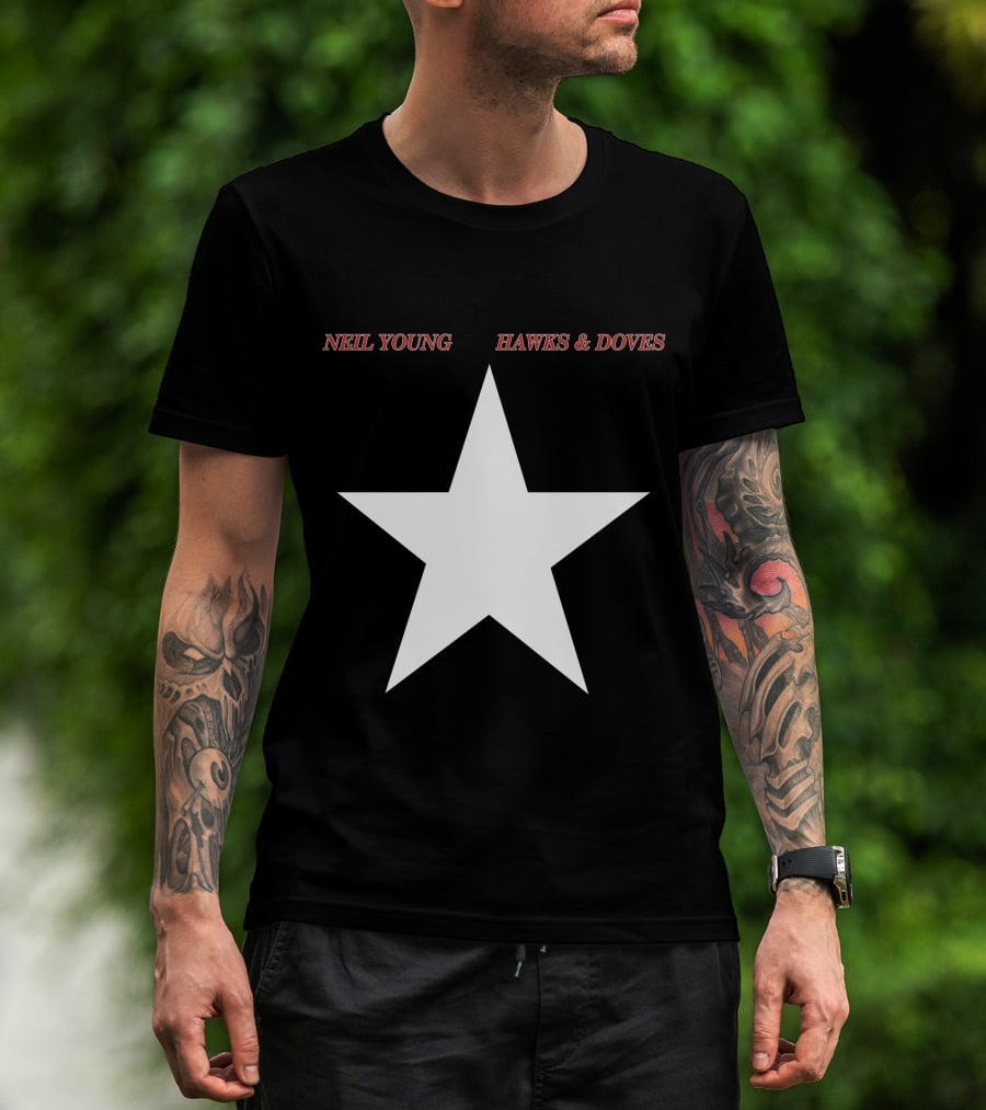 Neil Young Hawks & Doves Star T-Shirt