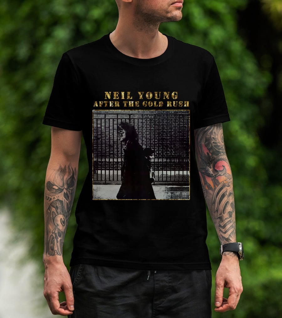 Neil Young After The Gold Rush Album Cover Artwork T-Shirt