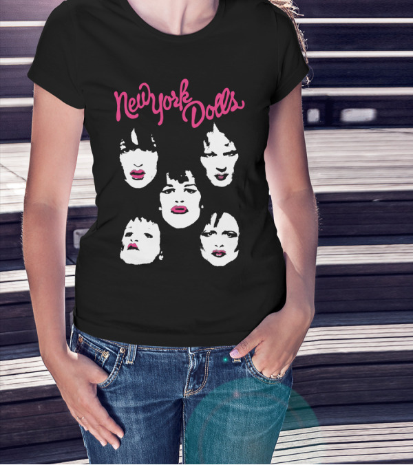 New York Dolls Band Faces T-Shirt