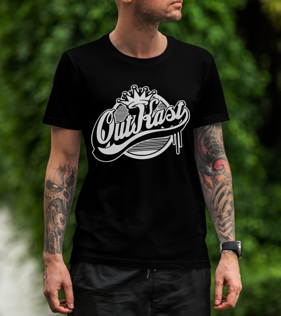 Outkast Retro Style Crowned T-Shirt
