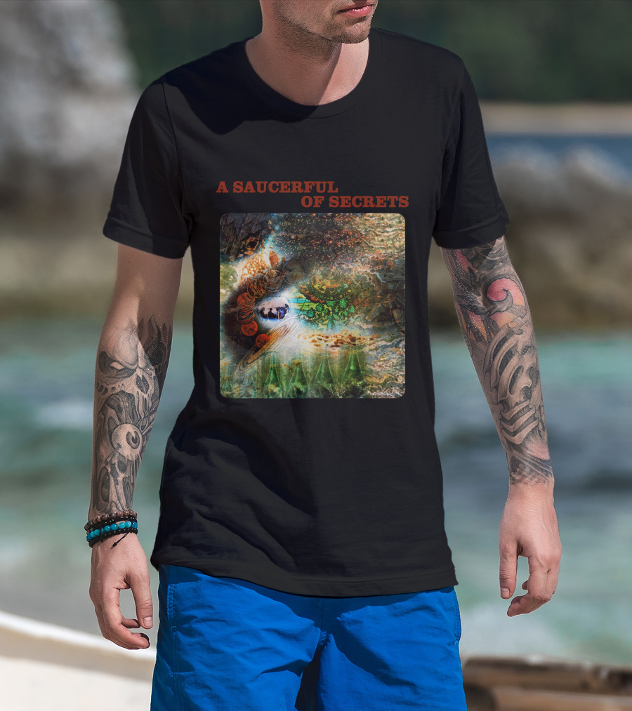 A Saucerful Of Secrets Psychedelic Cosmic T-Shirt