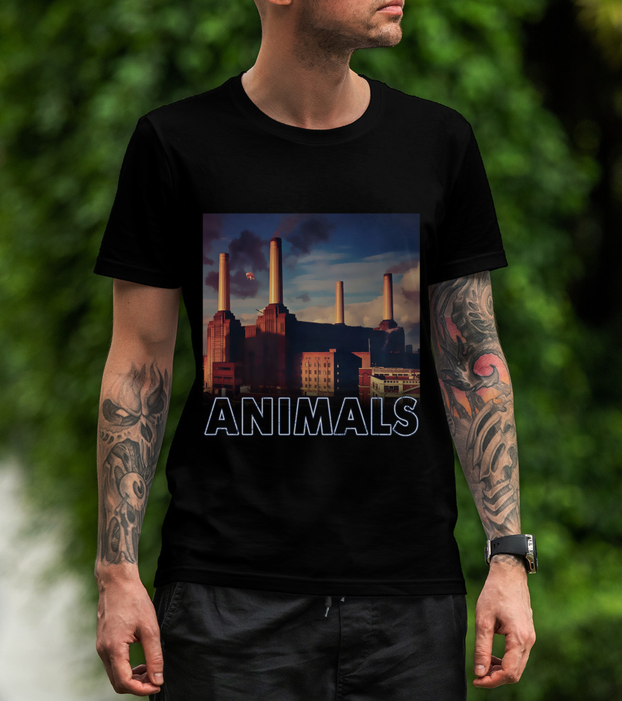 Animals Pfl 19 Power Station Clouds T-Shirt