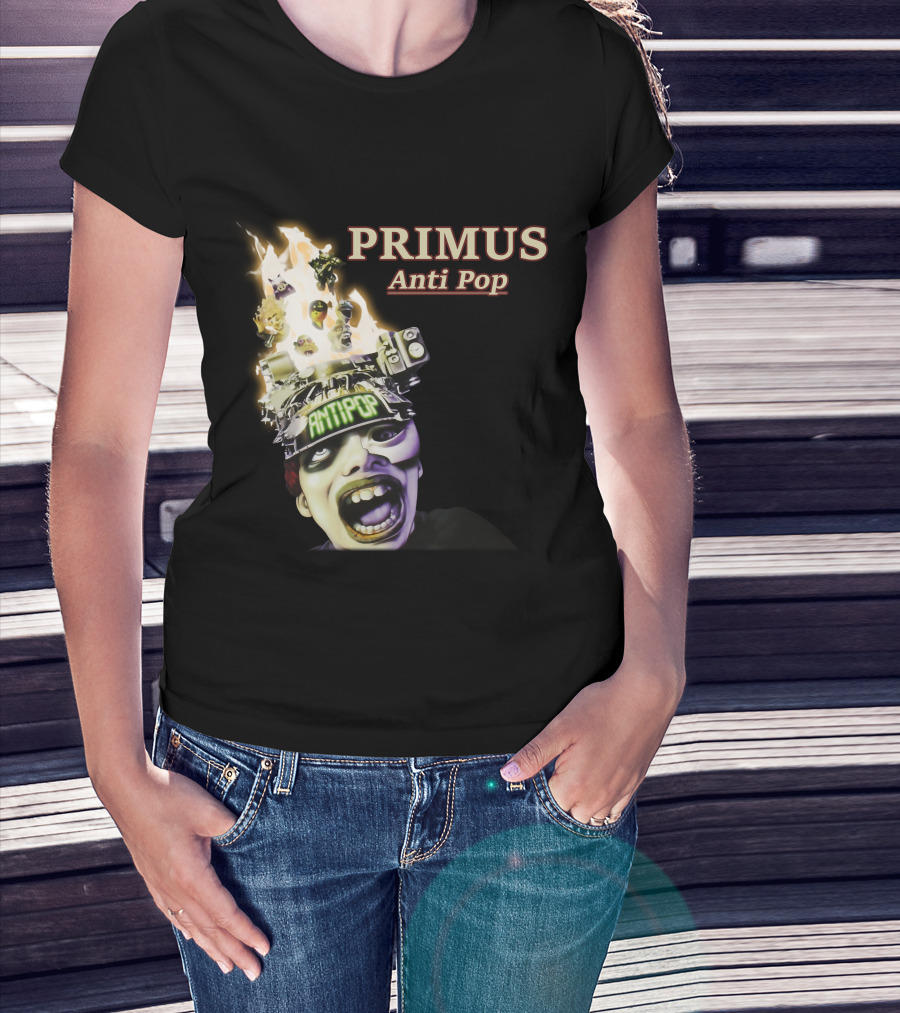 Primus Anti Pop Burning Head T-Shirt