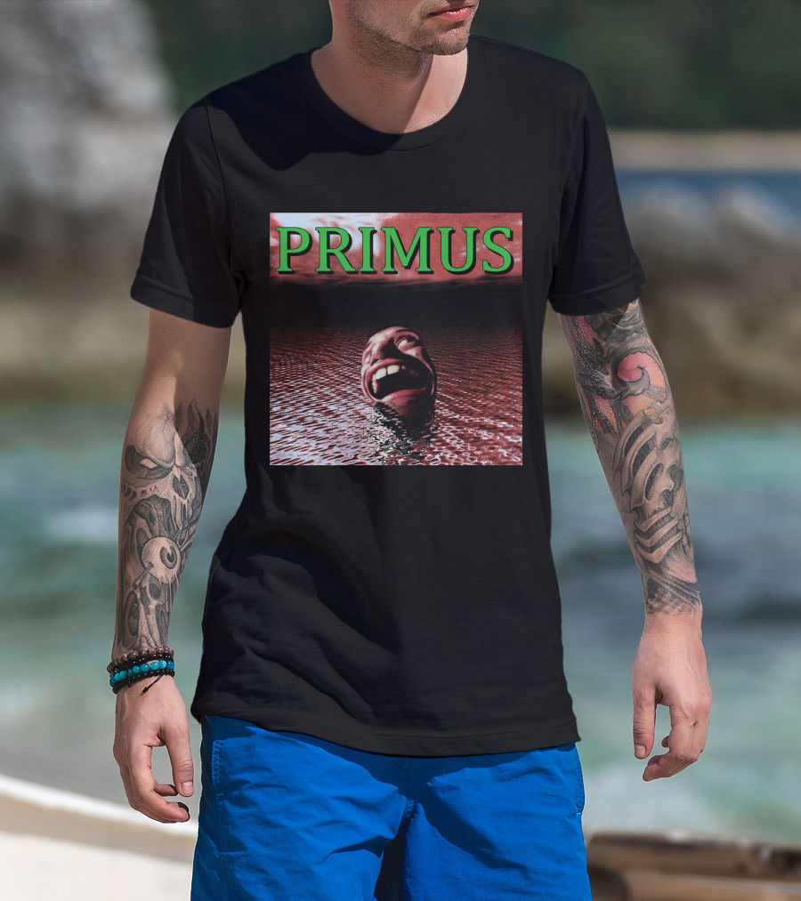 Primus Surreal Floating Head In Water T-Shirt