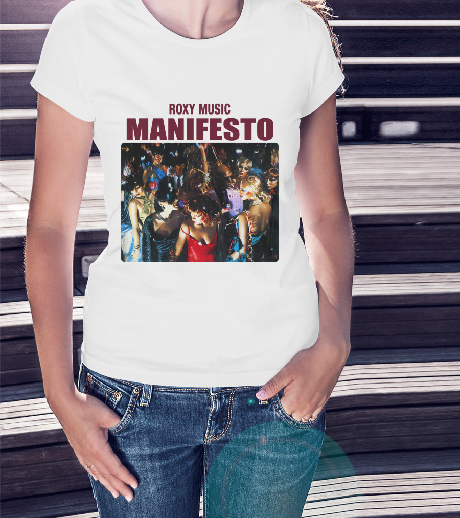 Roxy Music Manifesto Album Cover Artwork T-Shirt