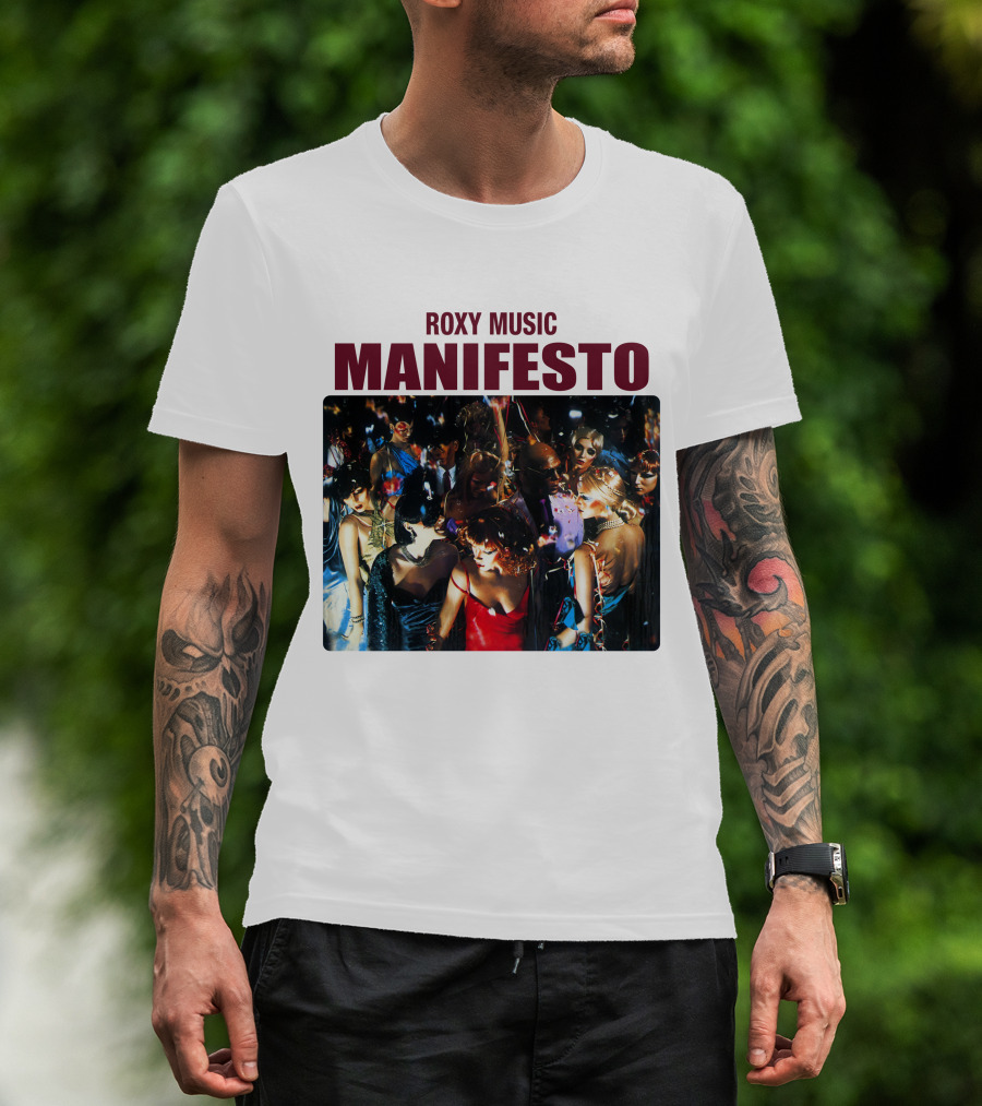 Roxy Music Manifesto Album Cover Artwork T-Shirt