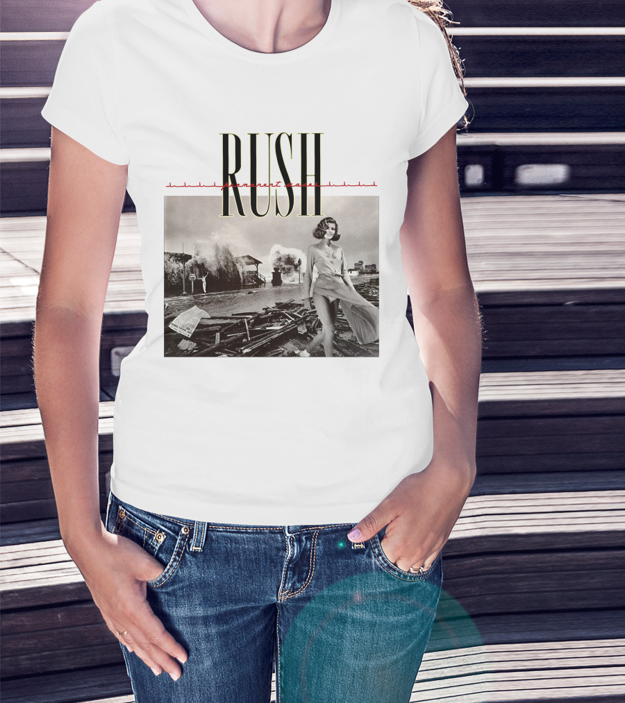 Rush Permanent Waves 18 Storm Woman T-Shirt
