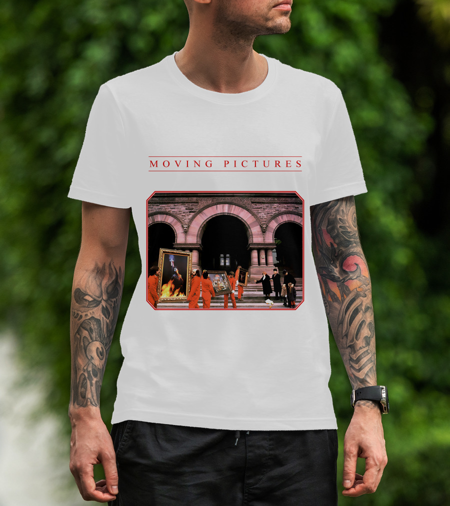 Moving Pictures Album Cover Artwork T-Shirt
