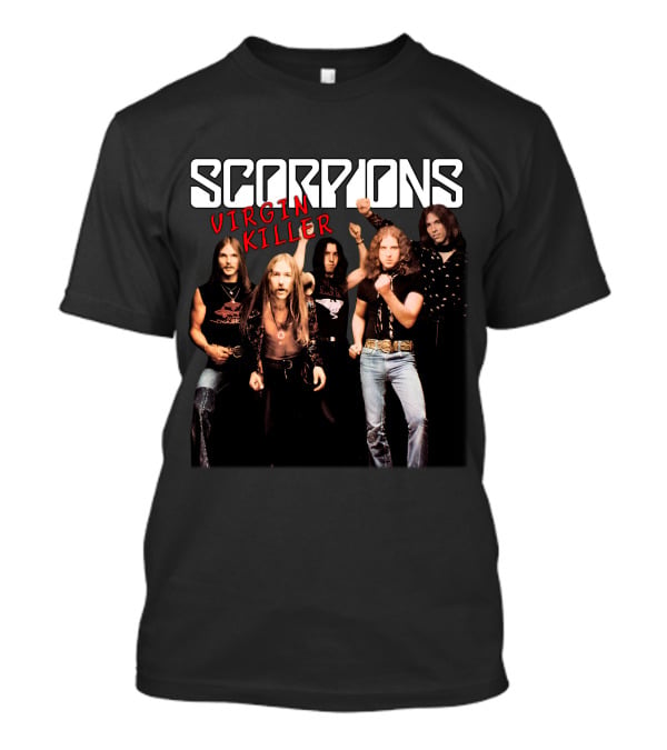 Scorpions Virgin Killer Album Cover Band Photo T-Shirt
