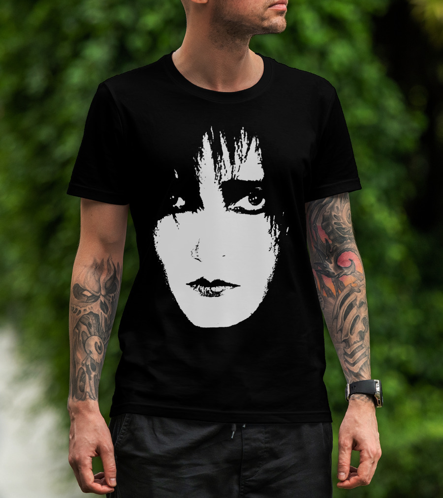 Satb 7 Siouxsie Sioux Monochrome Face T-Shirt