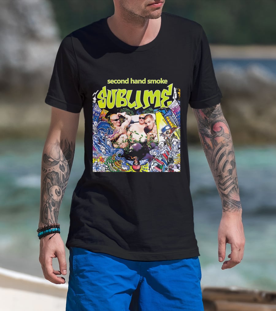 Second Hand Smoke Sublime Band Art T-Shirt