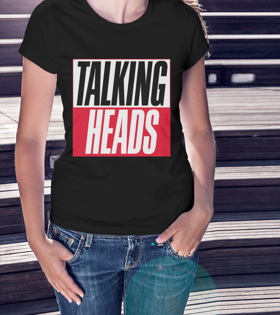 Talking Heads Red Black White Bold T-Shirt
