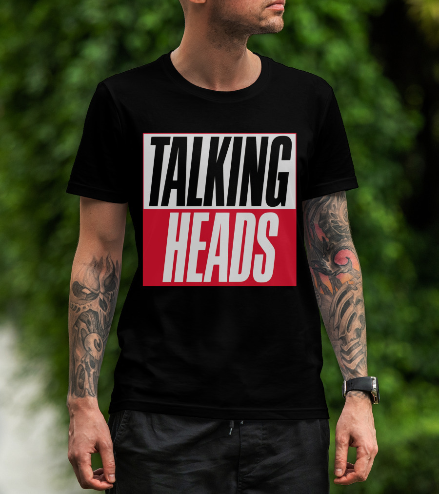 Talking Heads Red Black White Bold T-Shirt