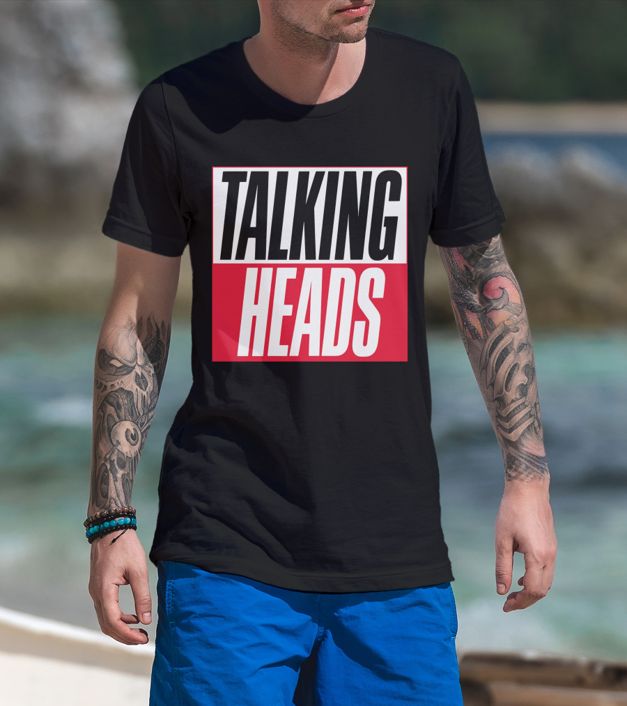 Talking Heads Red Black White Bold T-Shirt