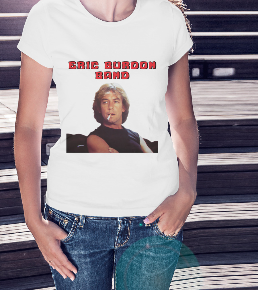 Eric Burdon Band 70S Rock Style Vintage Retro Look T-Shirt