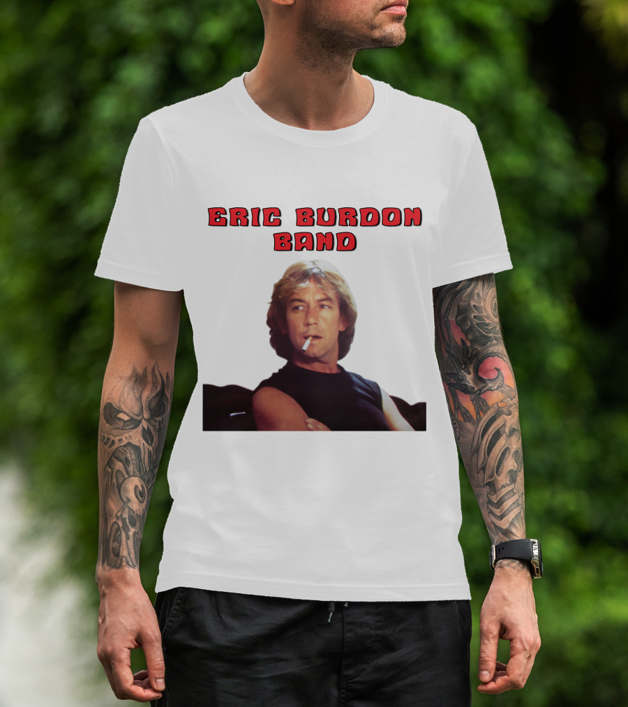 Eric Burdon Band 70S Rock Style Vintage Retro Look T-Shirt