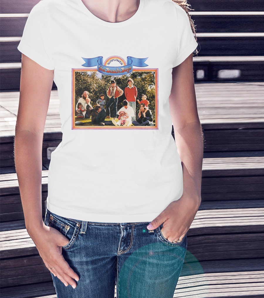 Sunflower The Beach Boys Vintage Album Cover T-Shirt
