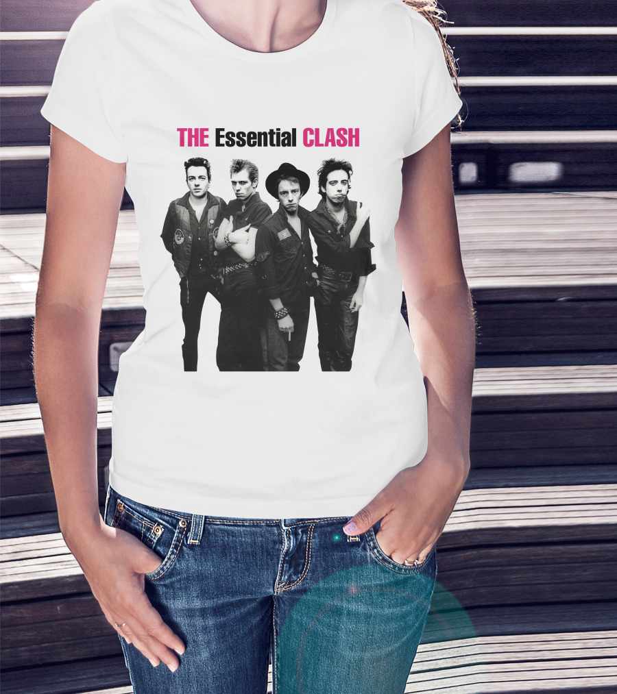 The Essential Clash 20 Shirt Frontman Images Posing T-Shirt