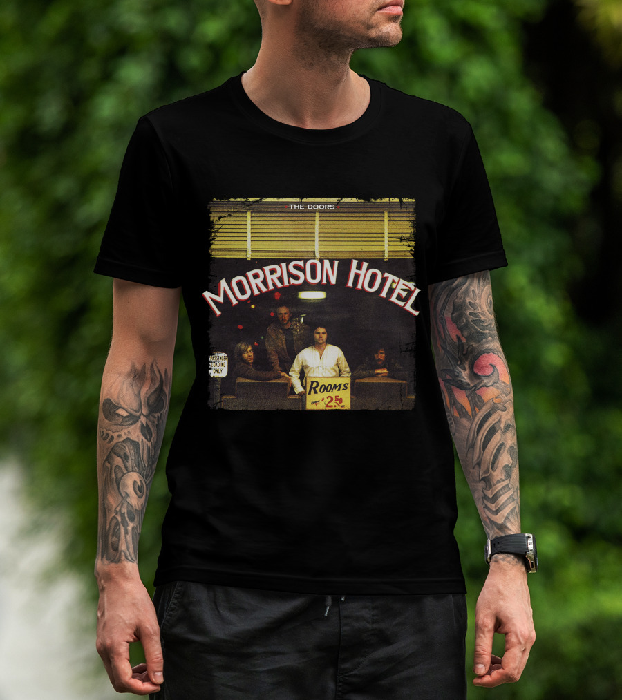 The Doors Morrison Hotel Classic Album Cover T-Shirt