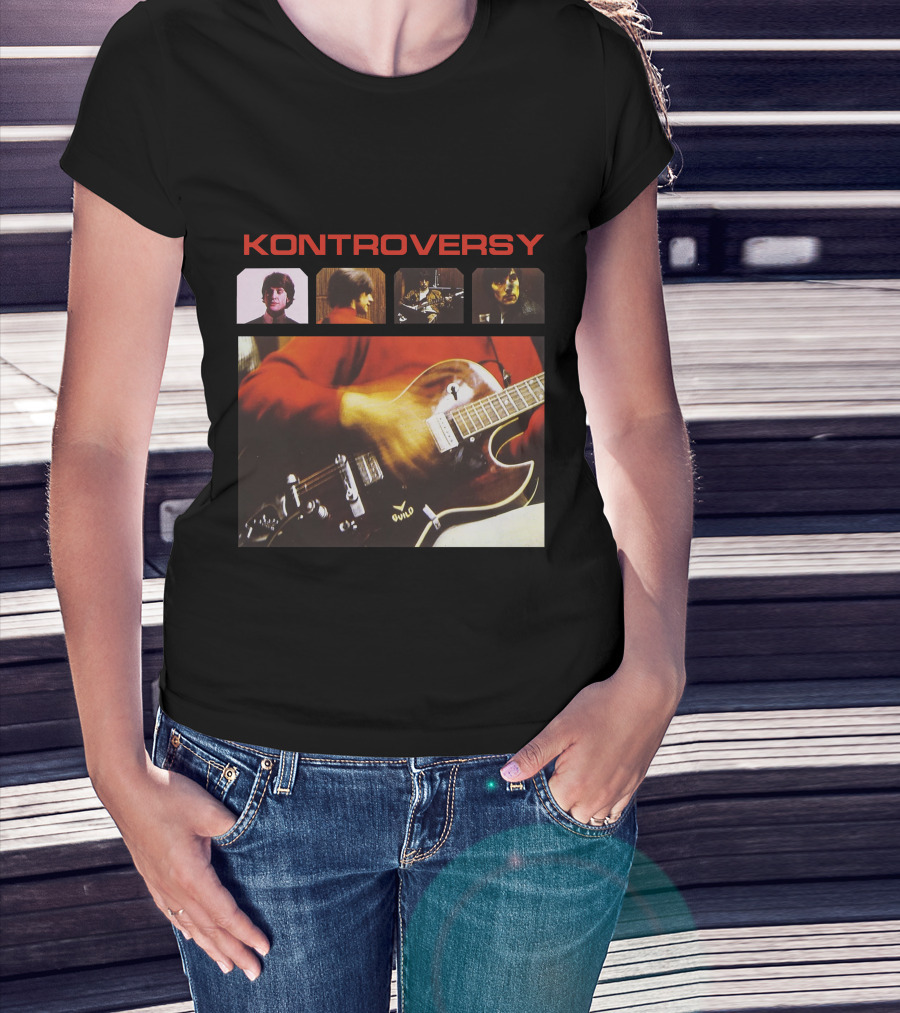 Kontroversy Guitar And Band T-Shirt