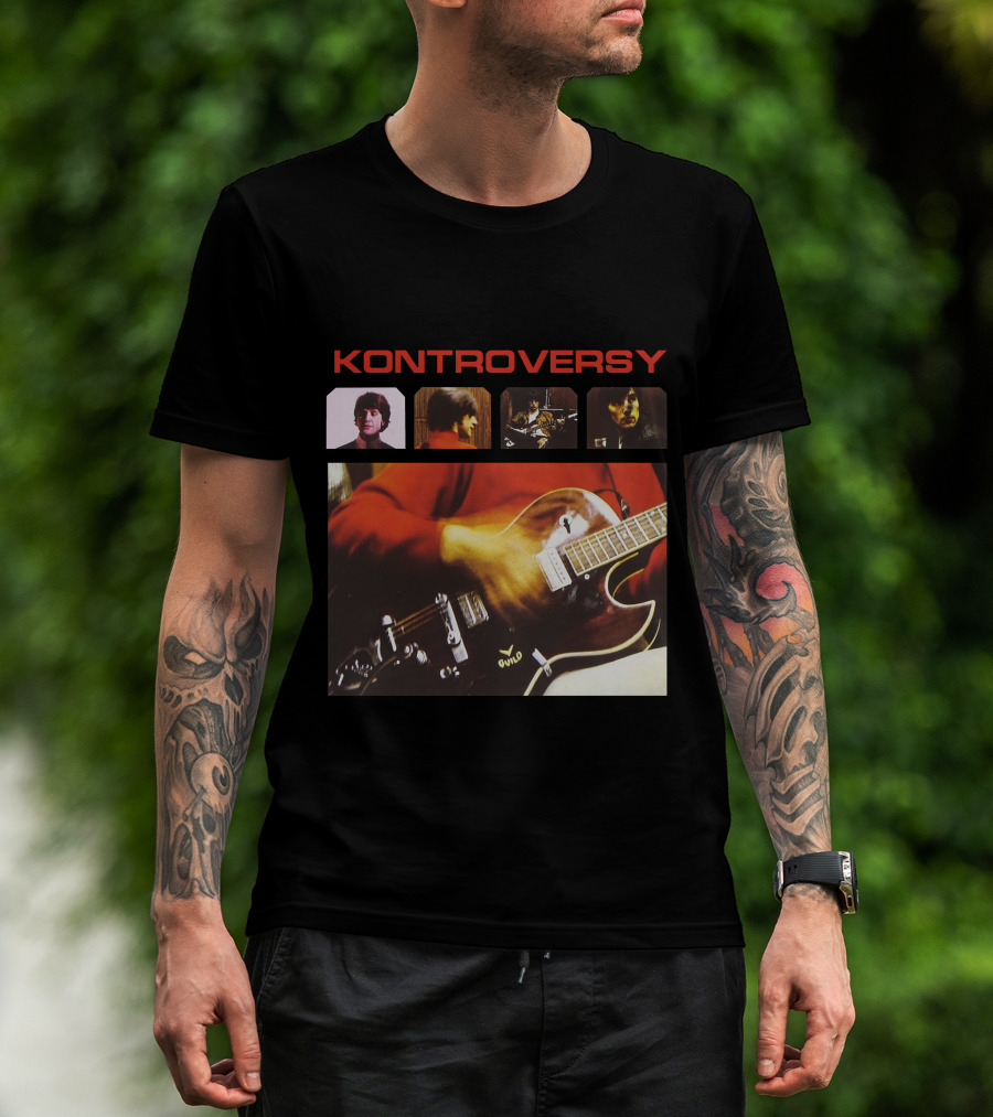 Kontroversy Guitar And Band T-Shirt