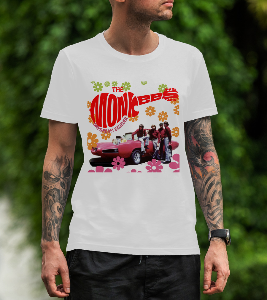 The Monkees Daydream Believer Floral Car T-Shirt