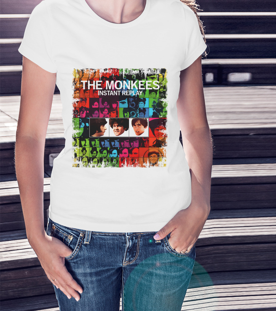 The Monkees Instant Replay Album Art Collage T-Shirt