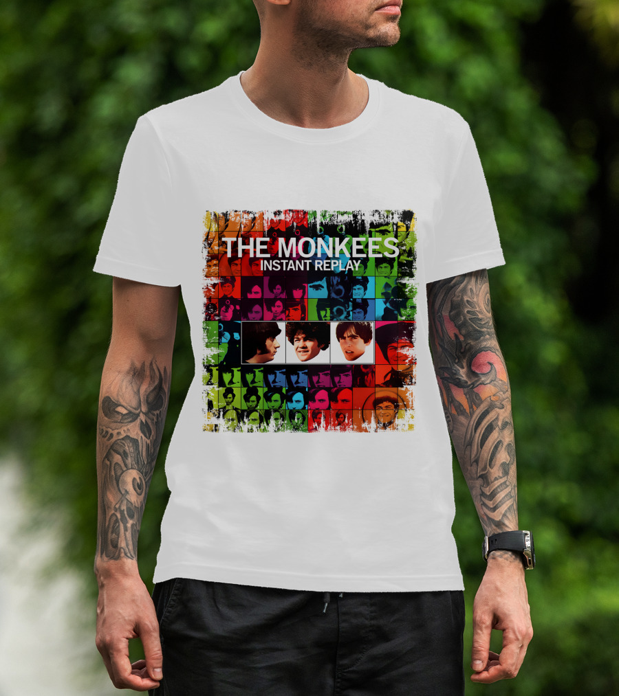 The Monkees Instant Replay Album Art Collage T-Shirt