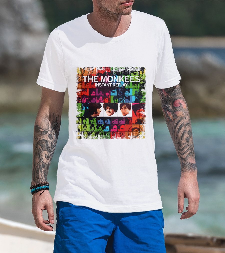 The Monkees Instant Replay Album Art Collage T-Shirt