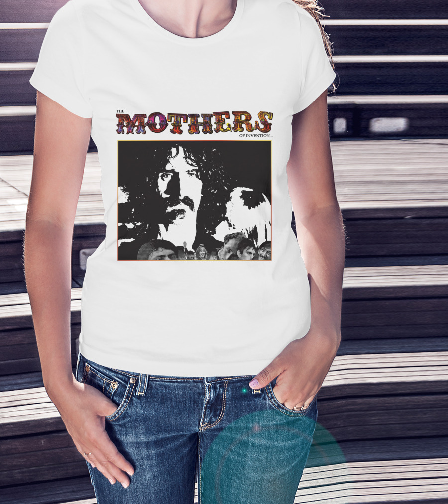 The Mothers Of Invention Frank Zappa Black And White Group T-Shirt