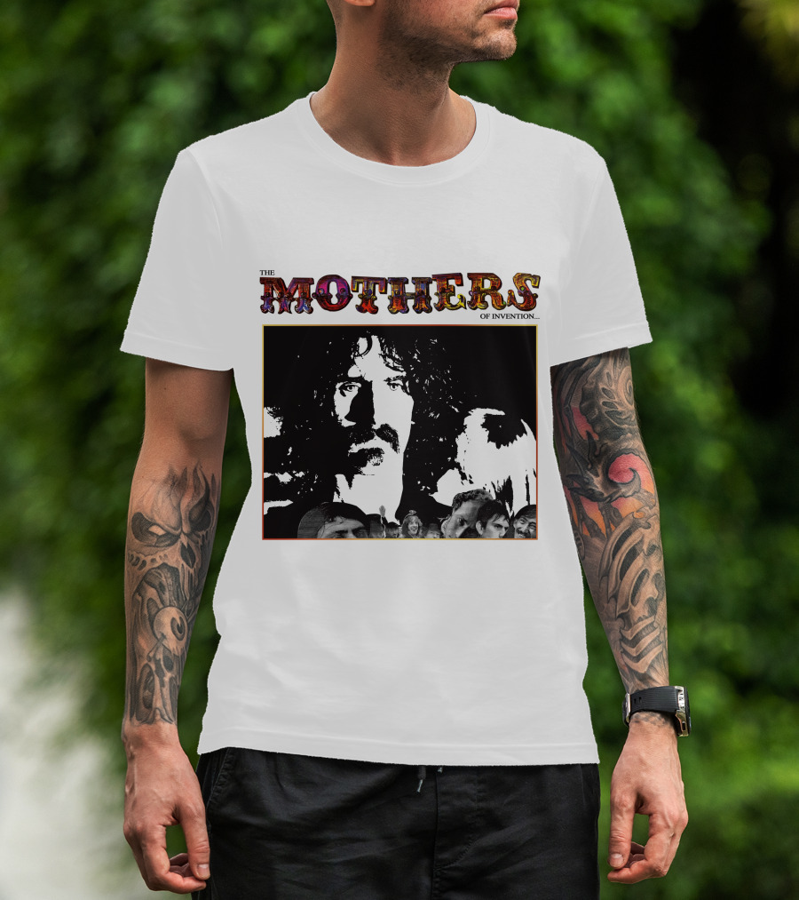 The Mothers Of Invention Frank Zappa Black And White Group T-Shirt
