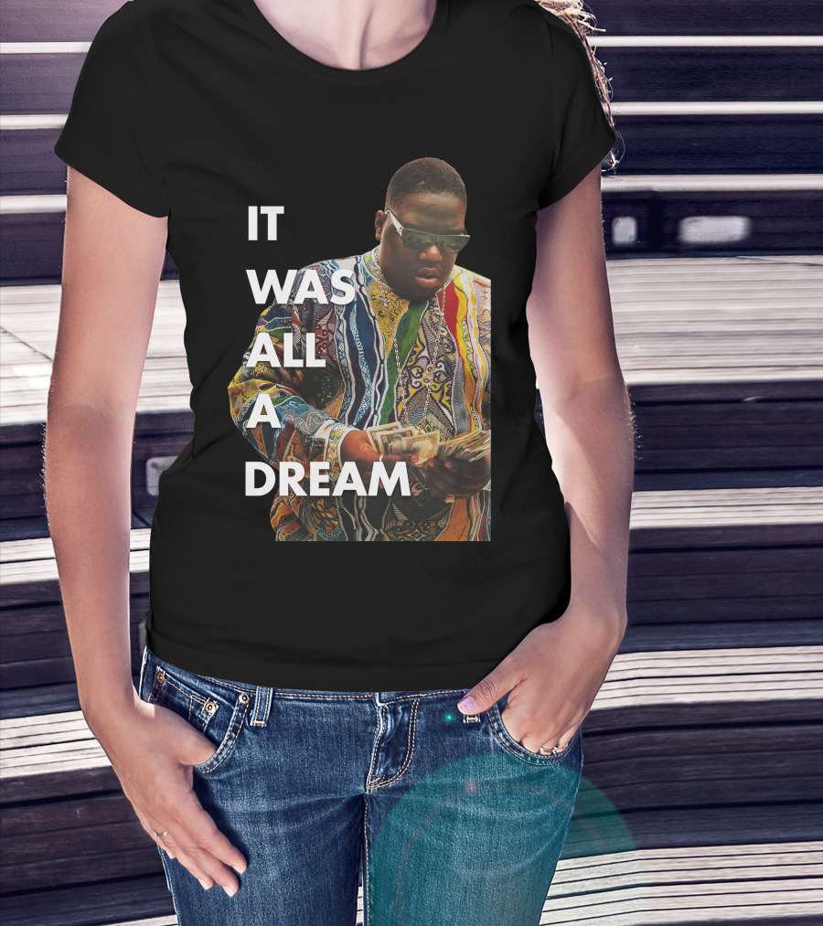 It Was All A Dream Coogi Sweater Money T-Shirt