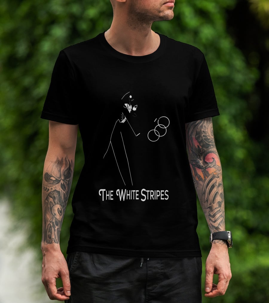 The White Stripes Tuxedo Juggling Rings T-Shirt