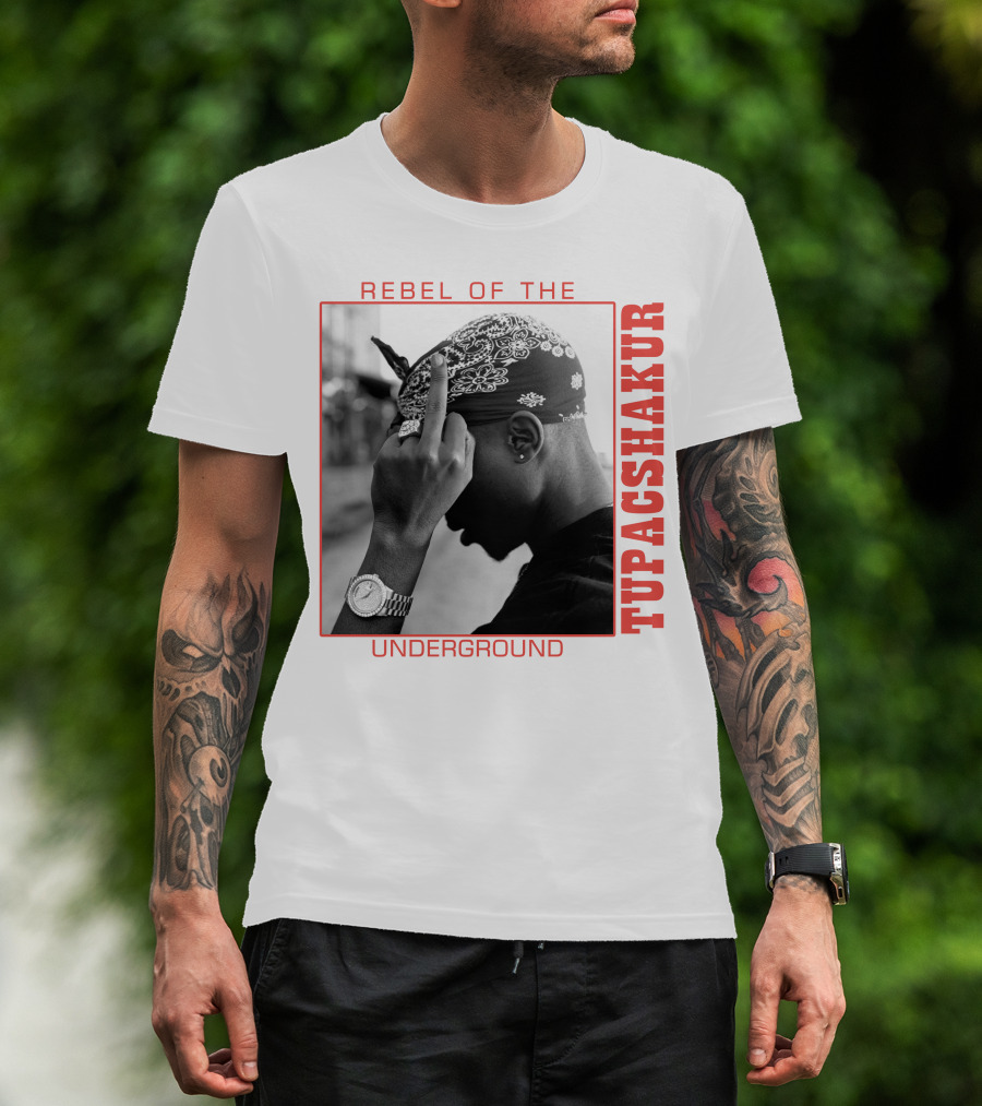 Rebel Of The Underground Tupac Shakur T-Shirt
