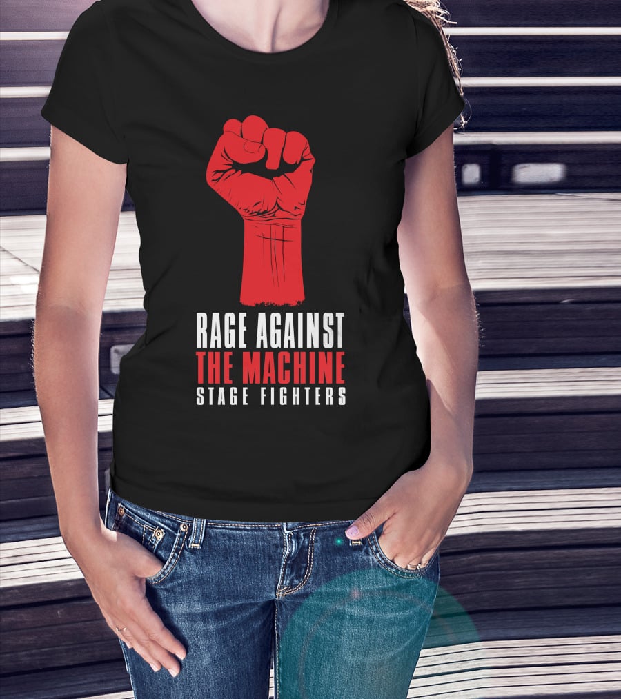 Rage Against The Machine Stage Fighters Fist T-Shirt