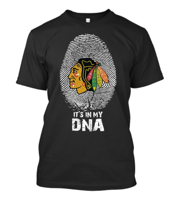 Chicago Blackhawks - It's In My Dna Fingerprint T-Shirt
