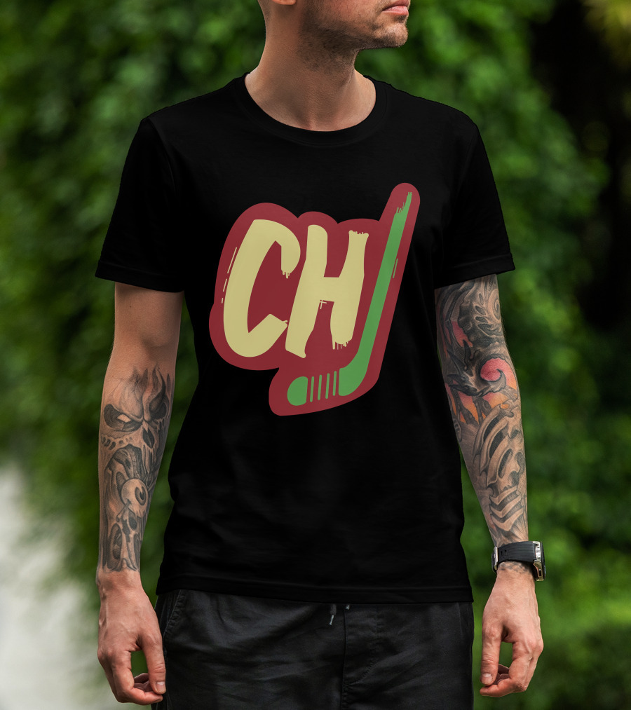 Chicago Blackhawks Hockey Ch Block Style T-Shirt