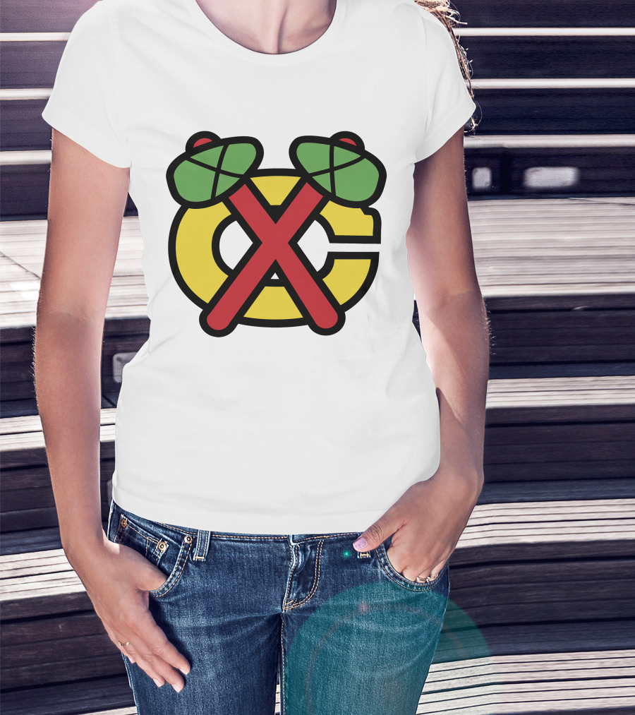 Chicago Blackhawks Classic Crossover Hockey T-Shirt