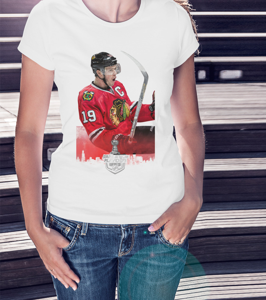 Chicago Blackhawks Nhl 2014 Stanley Cup Playoffs Captain T-Shirt