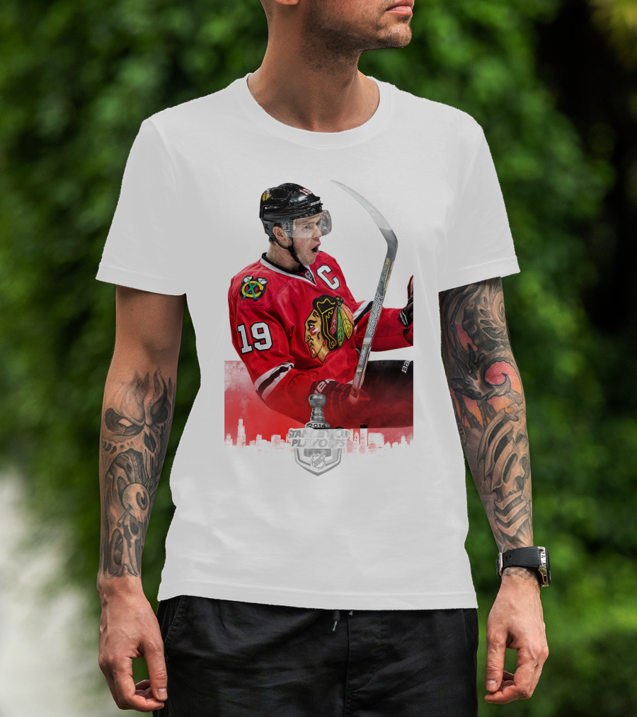 Chicago Blackhawks Nhl 2014 Stanley Cup Playoffs Captain T-Shirt