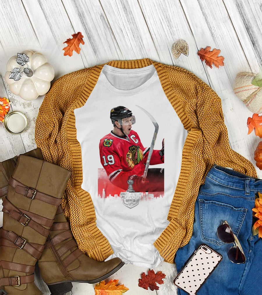 Chicago Blackhawks Nhl 2014 Stanley Cup Playoffs Captain T-Shirt