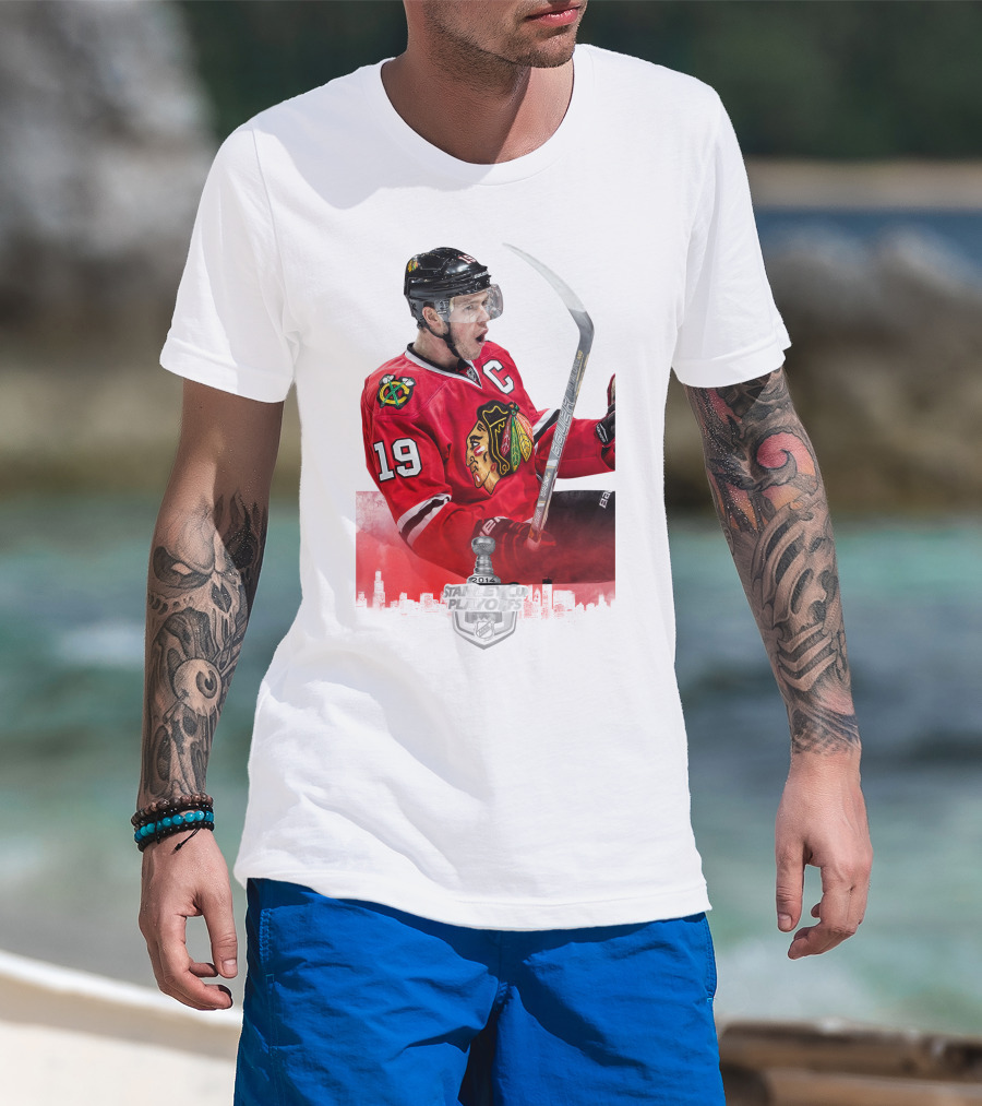 Chicago Blackhawks Nhl 2014 Stanley Cup Playoffs Captain T-Shirt