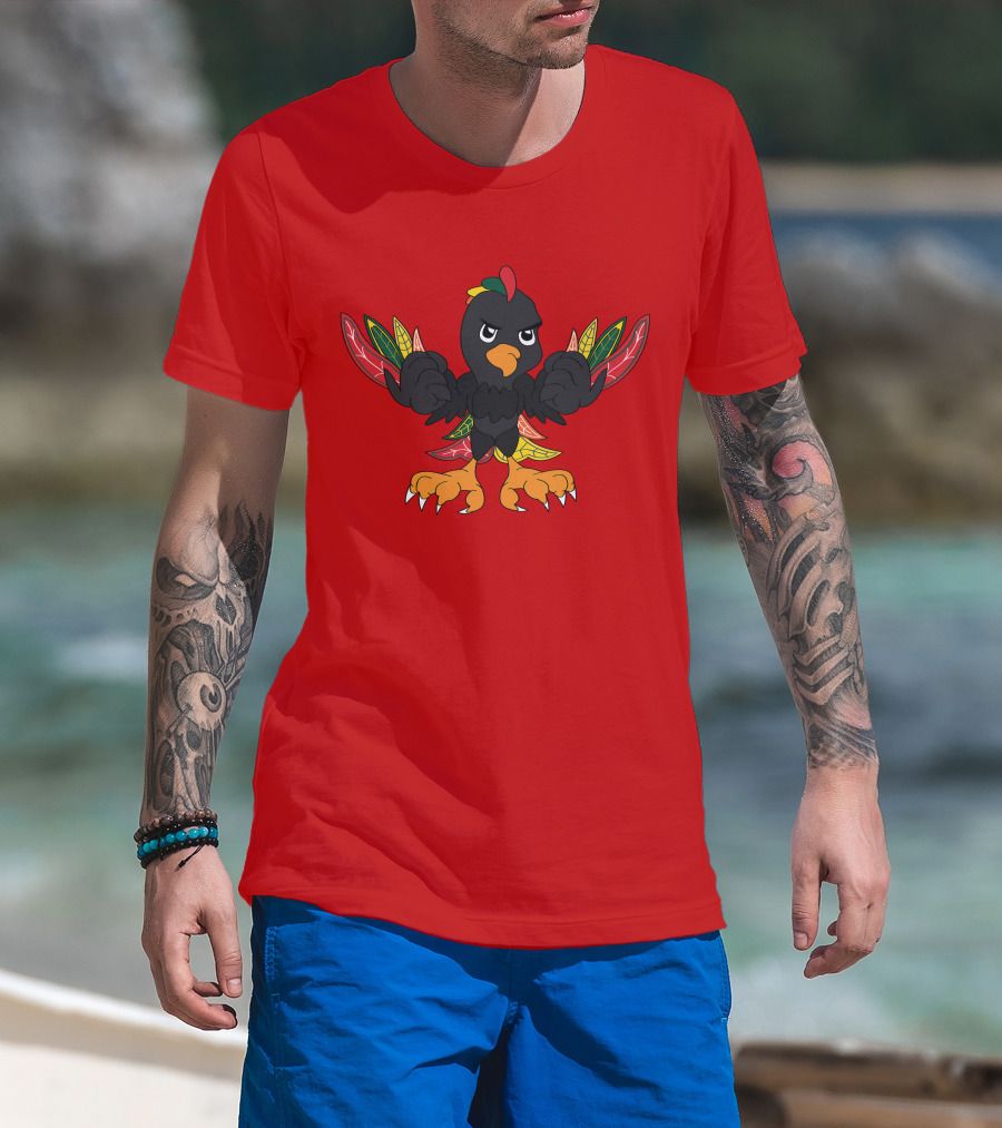 Chicago Blackhawks Angry Bird Fan Art T-Shirt